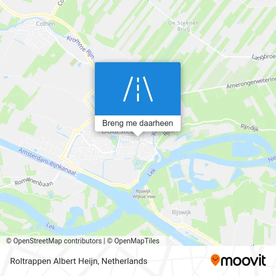 Roltrappen Albert Heijn kaart
