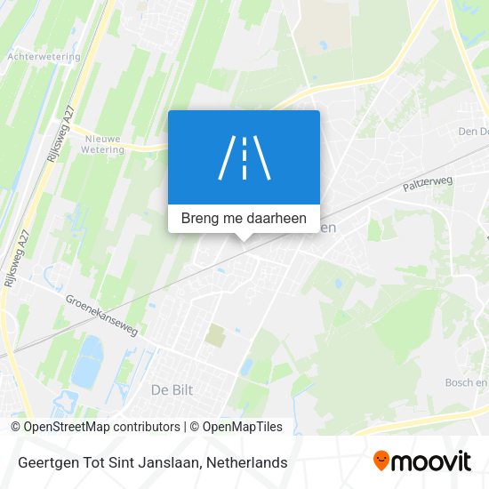 Geertgen Tot Sint Janslaan kaart