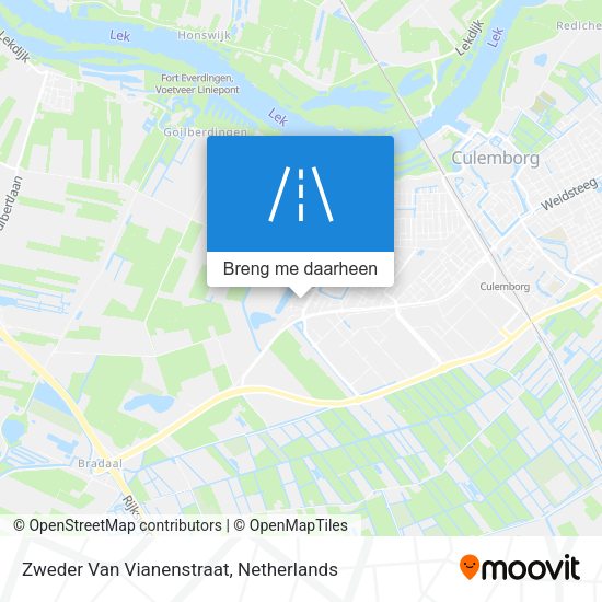 Zweder Van Vianenstraat kaart