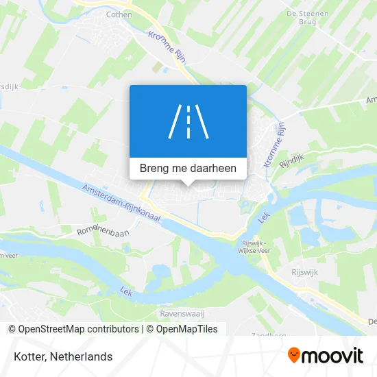 Kotter kaart