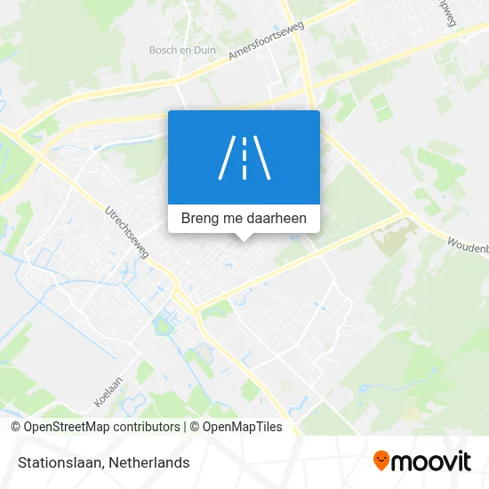 Stationslaan kaart