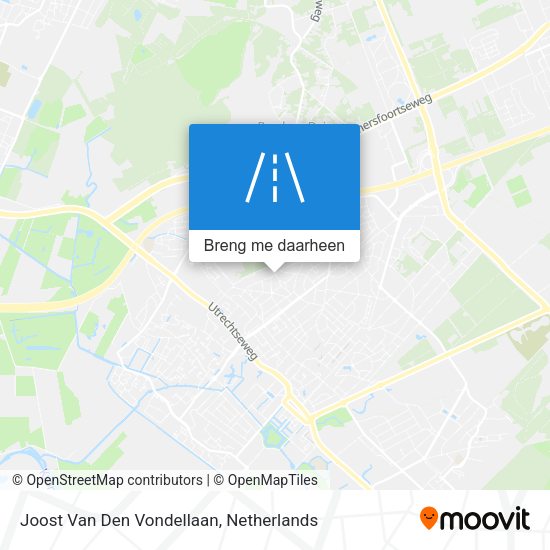 Joost Van Den Vondellaan kaart