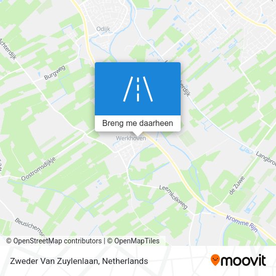 Zweder Van Zuylenlaan kaart
