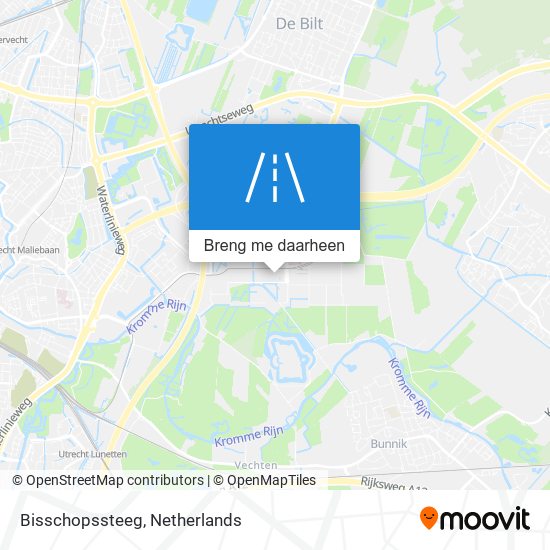 Bisschopssteeg kaart