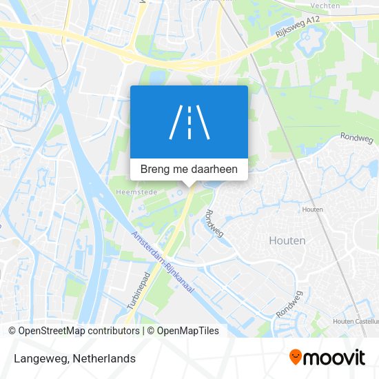 Langeweg kaart