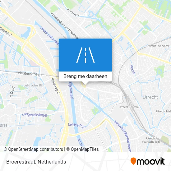 Broerestraat kaart