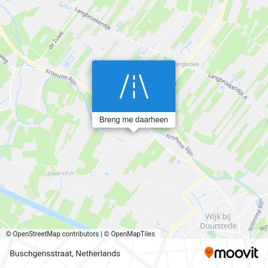 Buschgensstraat kaart