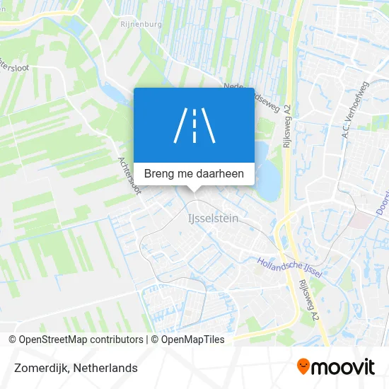 Zomerdijk kaart