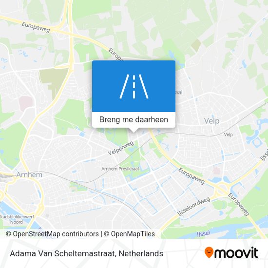 Adama Van Scheltemastraat kaart