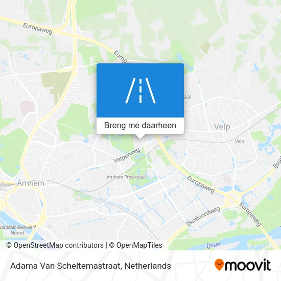 Adama Van Scheltemastraat kaart