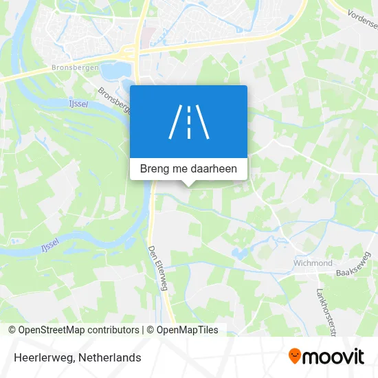 Heerlerweg kaart