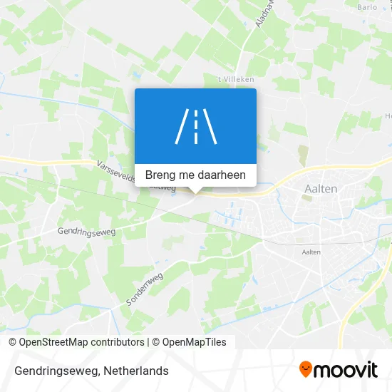 Gendringseweg kaart