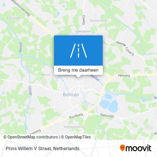Prins Willem V Straat kaart