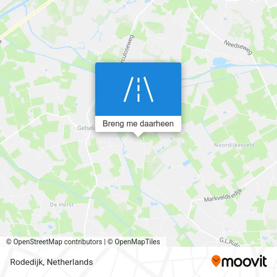 Rodedijk kaart