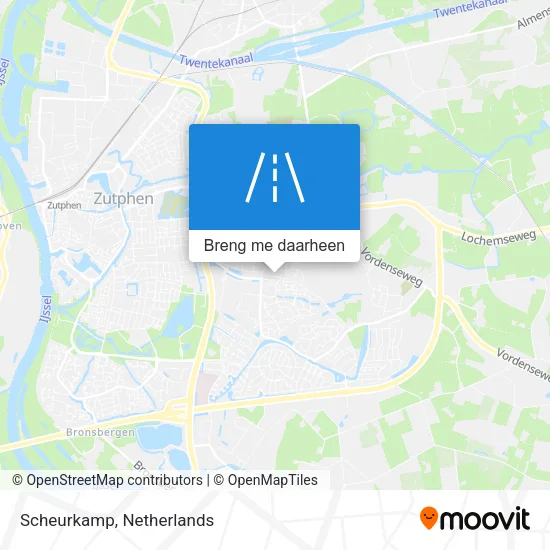 Scheurkamp kaart