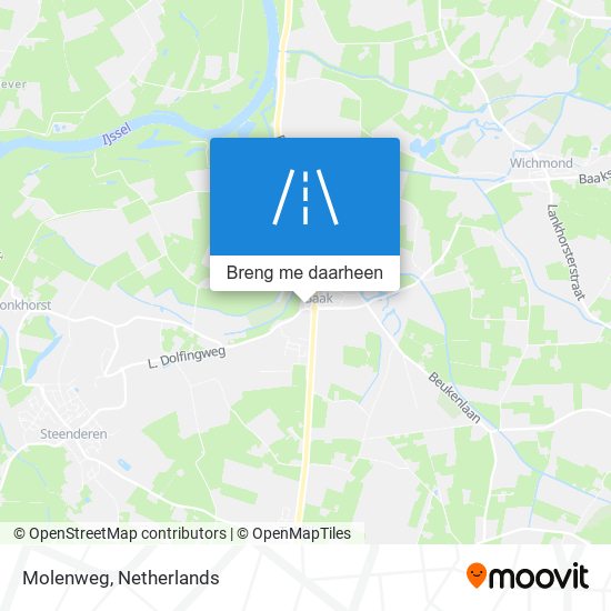 Molenweg kaart