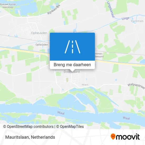 Mauritslaan kaart