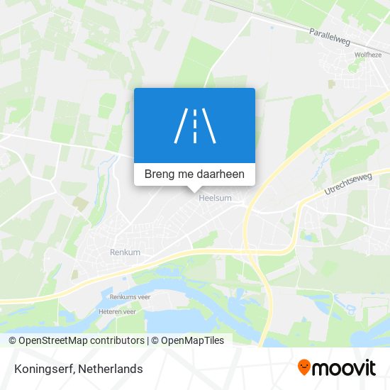 Koningserf kaart