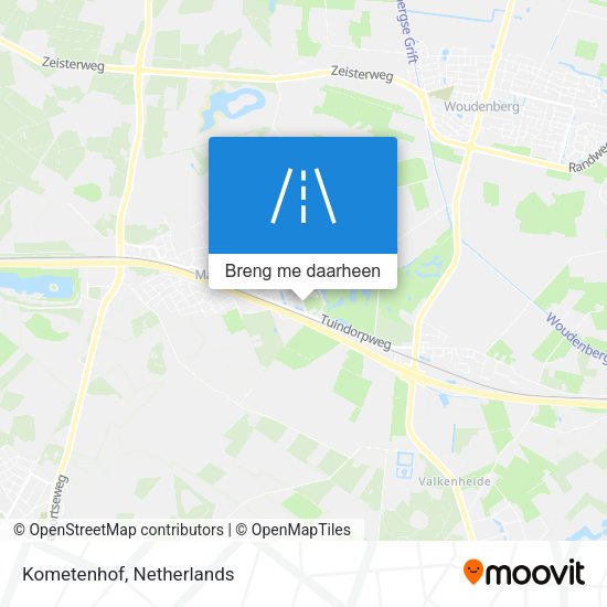 Kometenhof kaart