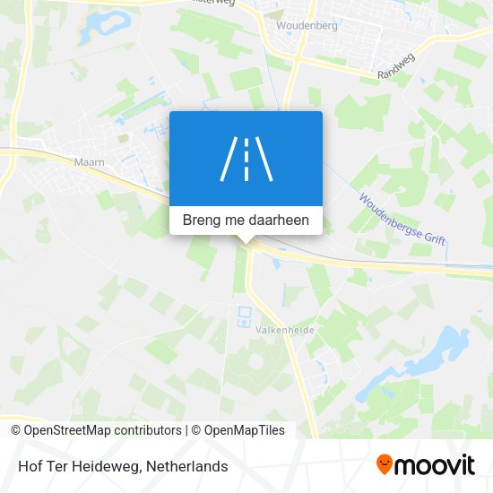 Hof Ter Heideweg kaart