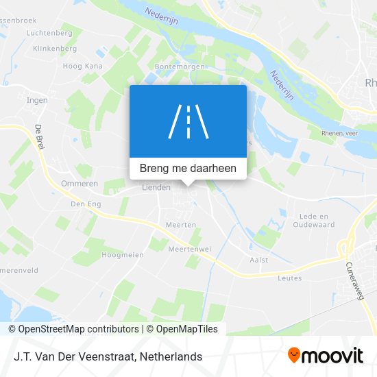 J.T. Van Der Veenstraat kaart