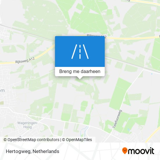 Hertogweg kaart