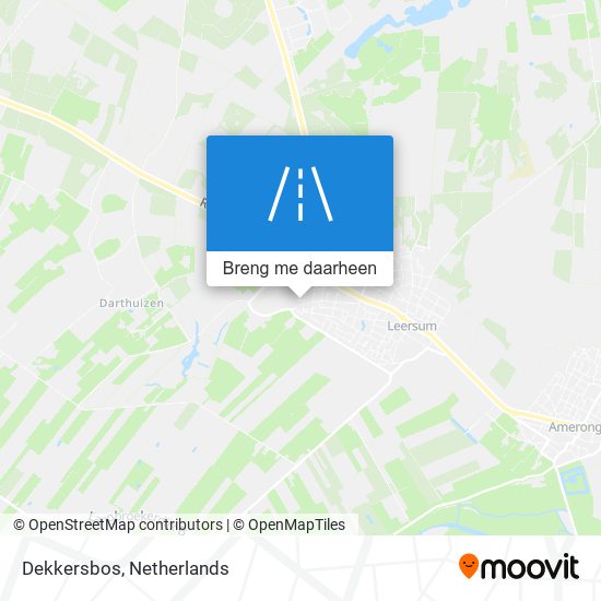 Dekkersbos kaart