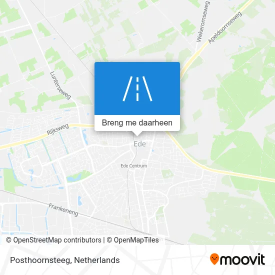 Posthoornsteeg kaart