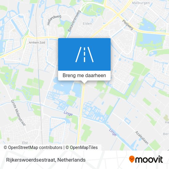 Rijkerswoerdsestraat kaart