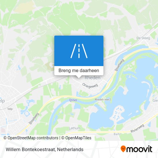 Willem Bontekoestraat kaart