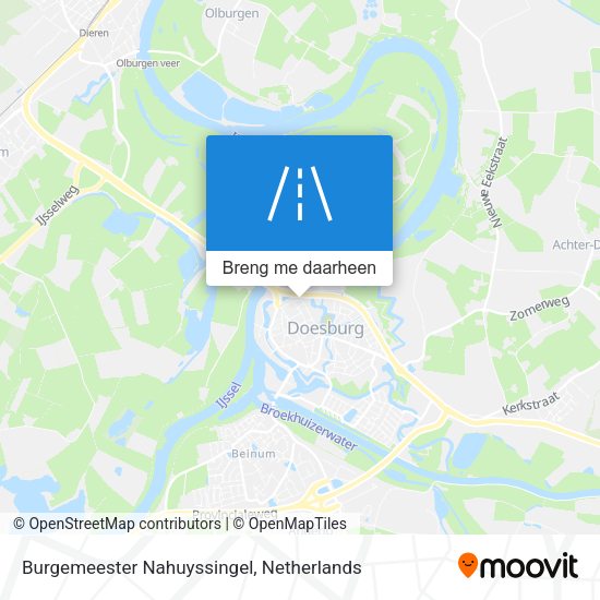 Burgemeester Nahuyssingel kaart