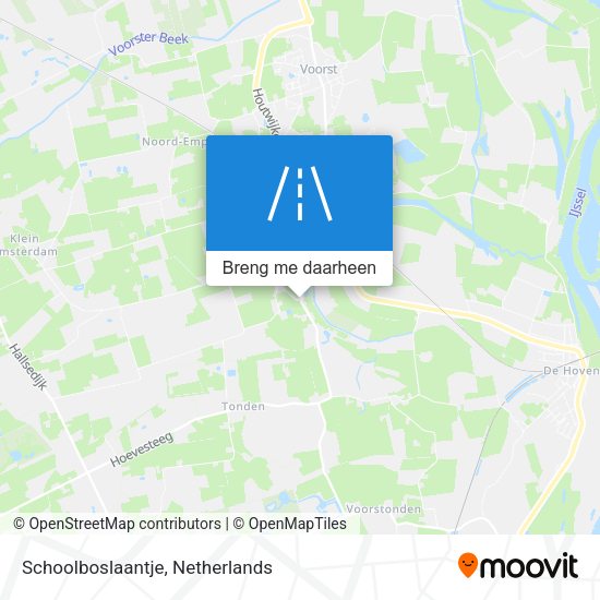 Schoolboslaantje kaart