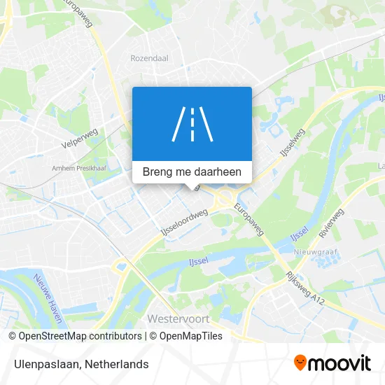 Ulenpaslaan kaart