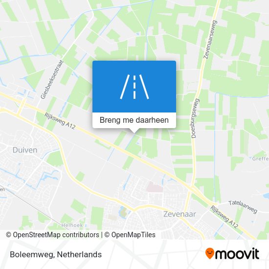 Boleemweg kaart