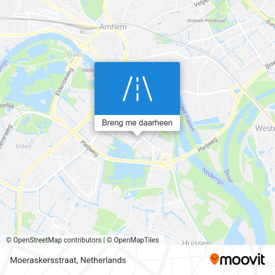 Moeraskersstraat kaart