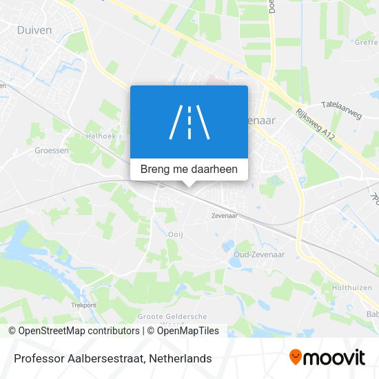 Professor Aalbersestraat kaart