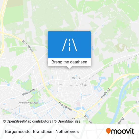 Burgemeester Brandtlaan kaart