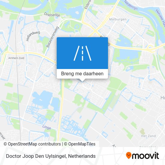 Doctor Joop Den Uylsingel kaart