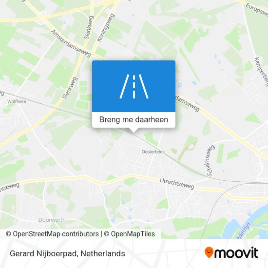 Gerard Nijboerpad kaart