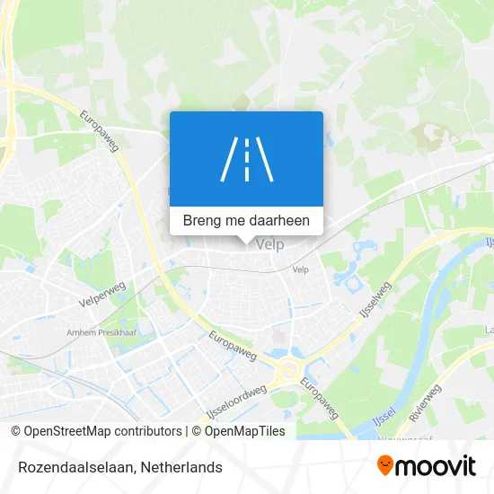 Rozendaalselaan kaart