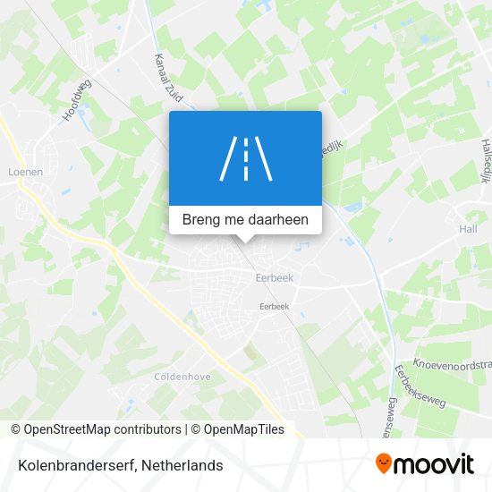 Kolenbranderserf kaart