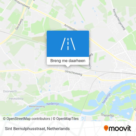 Sint Bernulphusstraat kaart