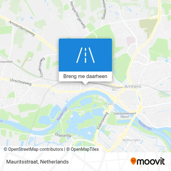 Mauritsstraat kaart