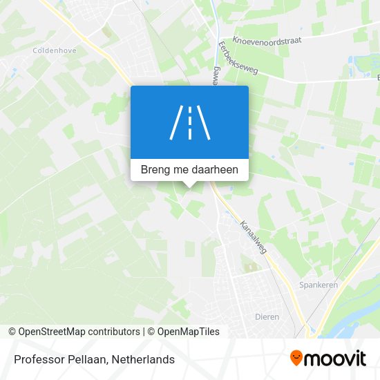 Professor Pellaan kaart