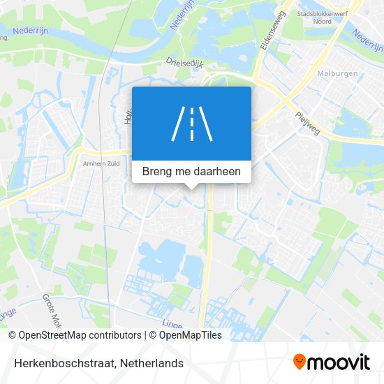 Herkenboschstraat kaart