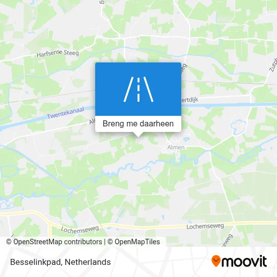 Besselinkpad kaart