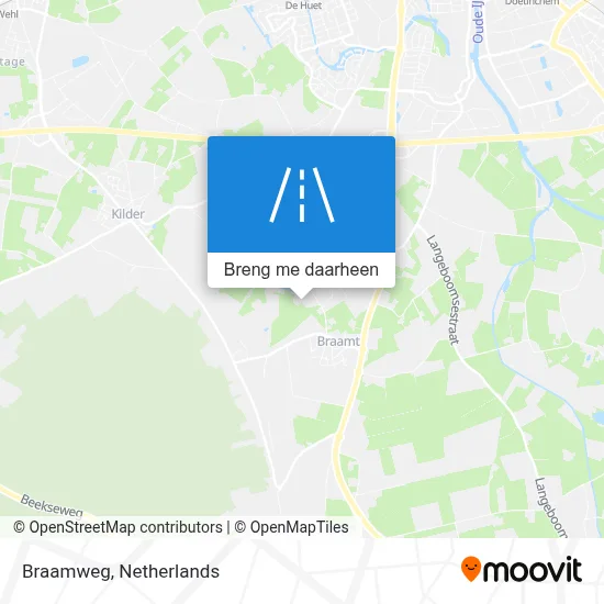 Braamweg kaart