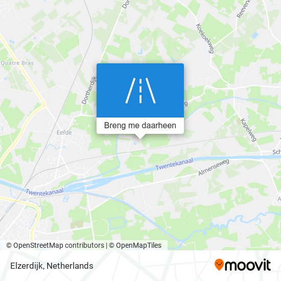 Elzerdijk kaart