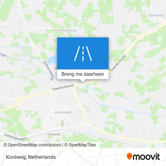 Koolweg kaart