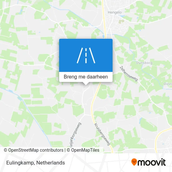 Eulingkamp kaart